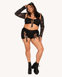 Lace Me Up Top Set