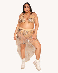 Gold Dust Halter Top