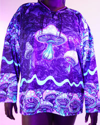 All These Shroomies UV Reactive Hockey Jersey