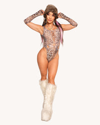 Beneath The Trees Braided Bodysuit with Sleeves