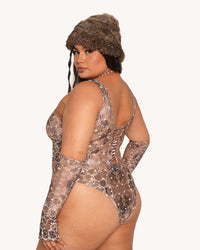 Beneath The Trees Braided Bodysuit with Sleeves