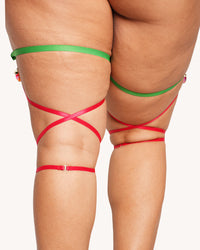 Berry Cute Chain Leg Garters