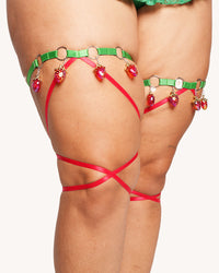 Berry Cute Chain Leg Garters