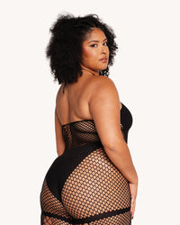 Booth Baddie Fishnet Jumpsuit