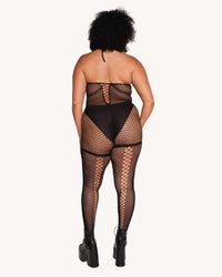 Booth Baddie Fishnet Jumpsuit