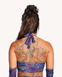 Brain Candy Halter Top with Sleeves