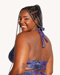 Brain Candy Halter Top with Sleeves