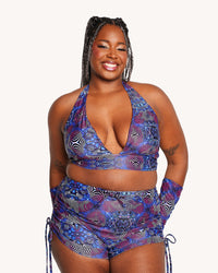 Brain Candy Halter Top with Sleeves