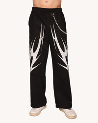 Coded in Chaos Reflective Pants-Men