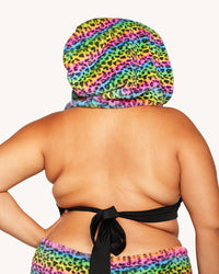 Cosmic Jungle Fur Bra Top