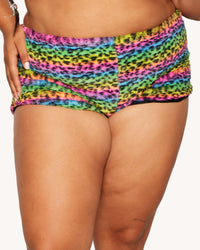 Cosmic Jungle Fur Shorts