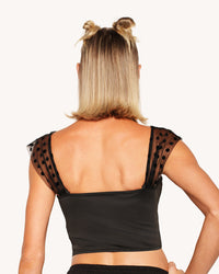 Dotty Lace Corset Top