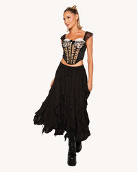 Dotty Lace Corset Top