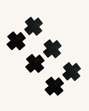Euphoria 3-Pair Cross Disposable Pasties