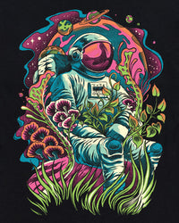 Galactic Jungle Tee-Black-Regular-Swatch--Model---L
