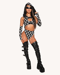 Gatekeeper Silver Reflective Bodysuit