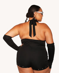 Gimme that Hard Beat Romper with Sleeves