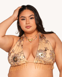 Gold Dust Halter Top