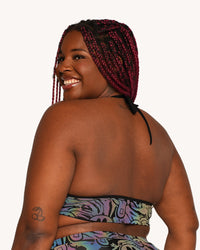 Happy Hour Rainbow Reflective Cutout Top