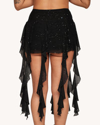 Holo Star Ruffle Shorts