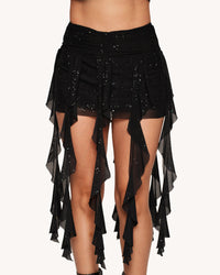Holo Star Ruffle Shorts