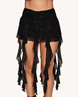 Holo Star Ruffle Shorts