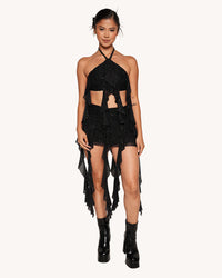 Holo Star Ruffle Top