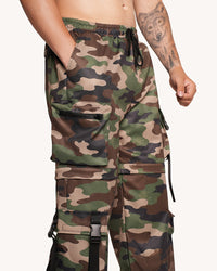 Incognito Zip-off Camo Joggers