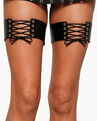 Laced Up Leg Garters