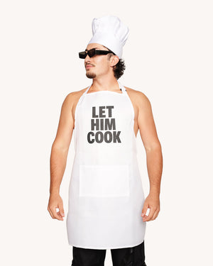 Let Him Cook Apron Set