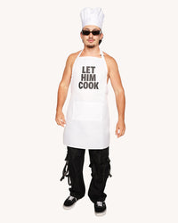 Let Him Cook Apron Set