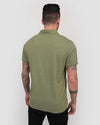 Essential Polo-Olive Green-Back--Zach---L