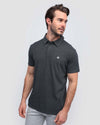 Polo - Branded-Charcoal-Front--Alex---M