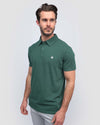 Polo - Branded-Forest Green-Front--Alex---M