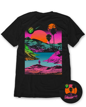 Neon Odyssey Tee-Black-Regular-Mock--Model---L