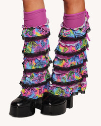 Neon Dino Boot Covers