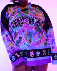 Neon Dino Hockey Jersey