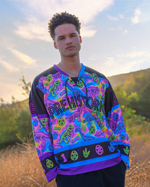 Neon Dino Hockey Jersey