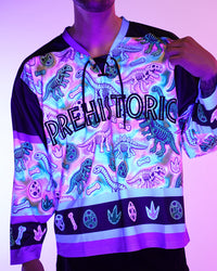 Neon Dino Hockey Jersey