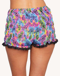 Neon Dino Mesh Shorts