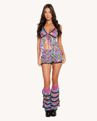 Neon Dino Boot Covers