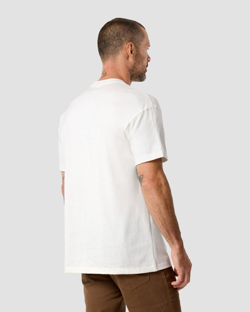 Heavyweight Tee-Bone-Regular-Back--Model---L