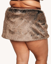 Prehistoric Babe Fur Skirt