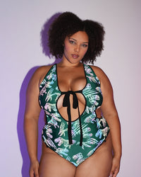 Reflective Rex Halter Bodysuit