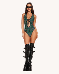 Reflective Rex Halter Bodysuit