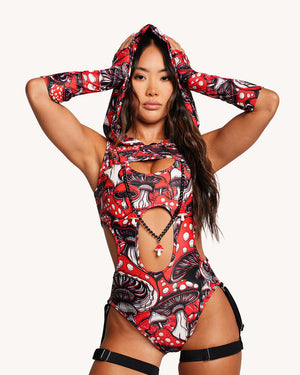 Secret Life of Mushroom Bodysuit and Sleeves Set