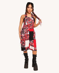 Secret of Life Mushroom Zipper Overalls