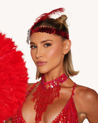 Show Me Off Sequin Bodysuit Set