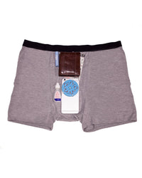 Hidden Pocket Men's Boxer Briefs-Men