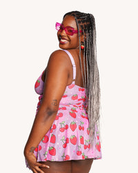 Strawberry Swing Mini Dress